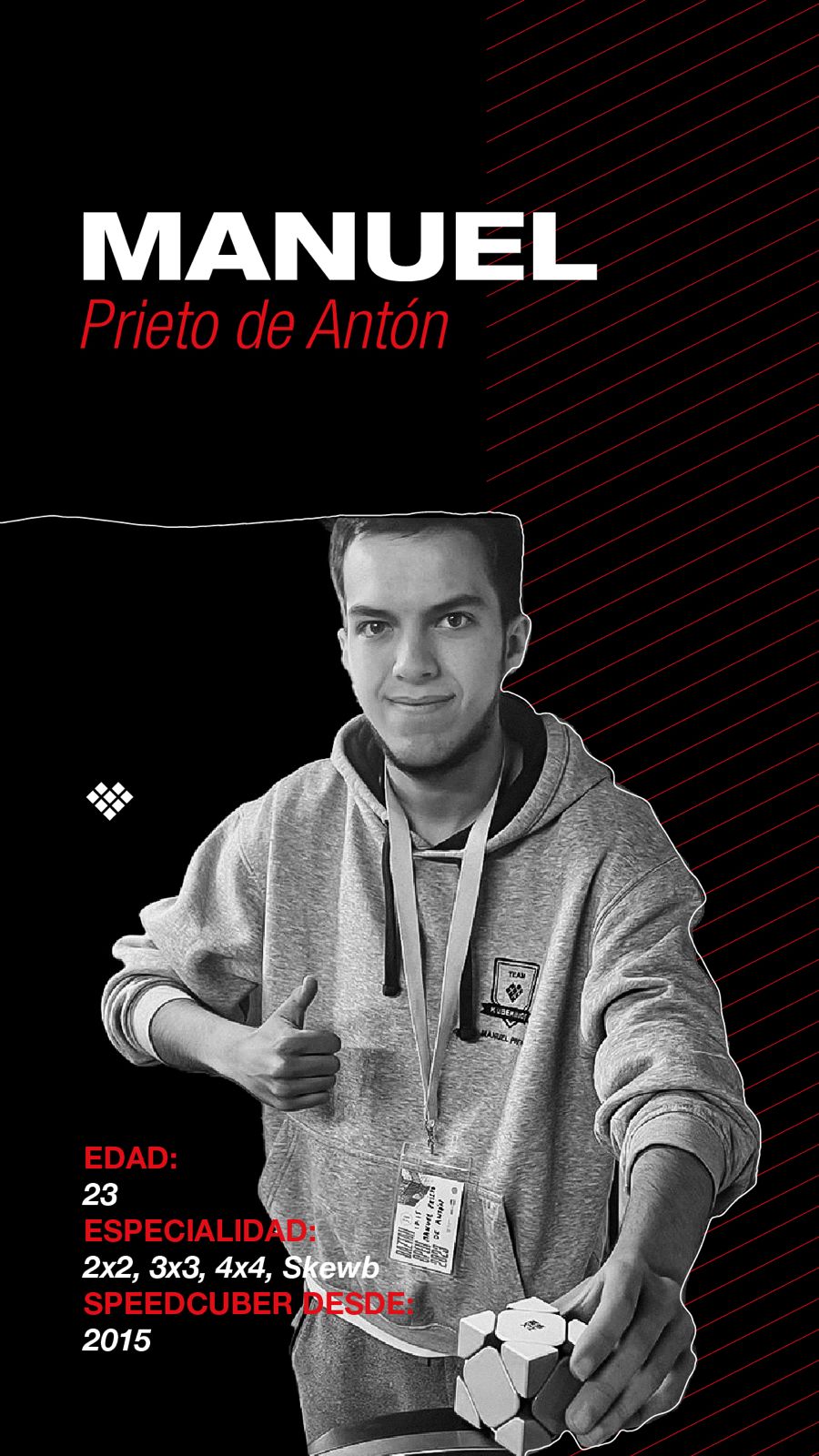 Manuel Prieto de Antón — speedcuber de KubeKings